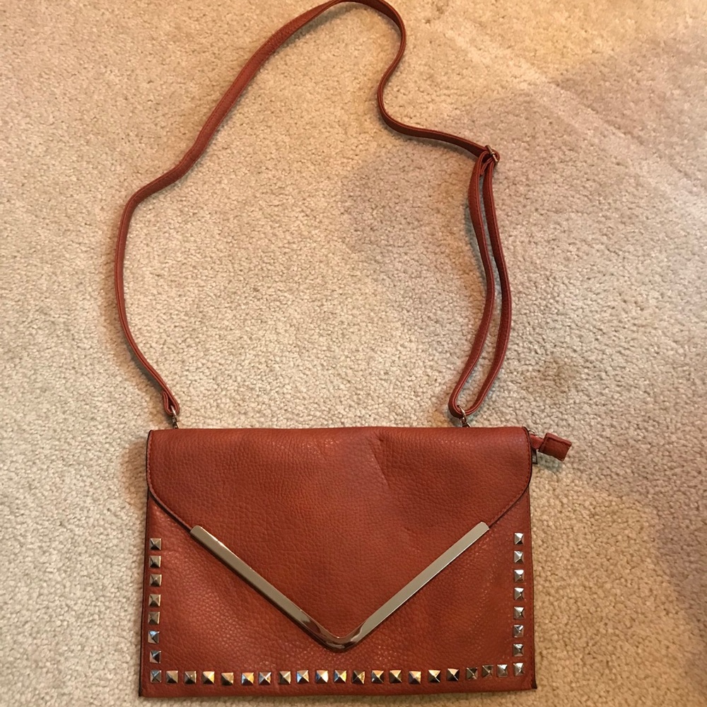 Studded Clutch Crossbody Style Purse